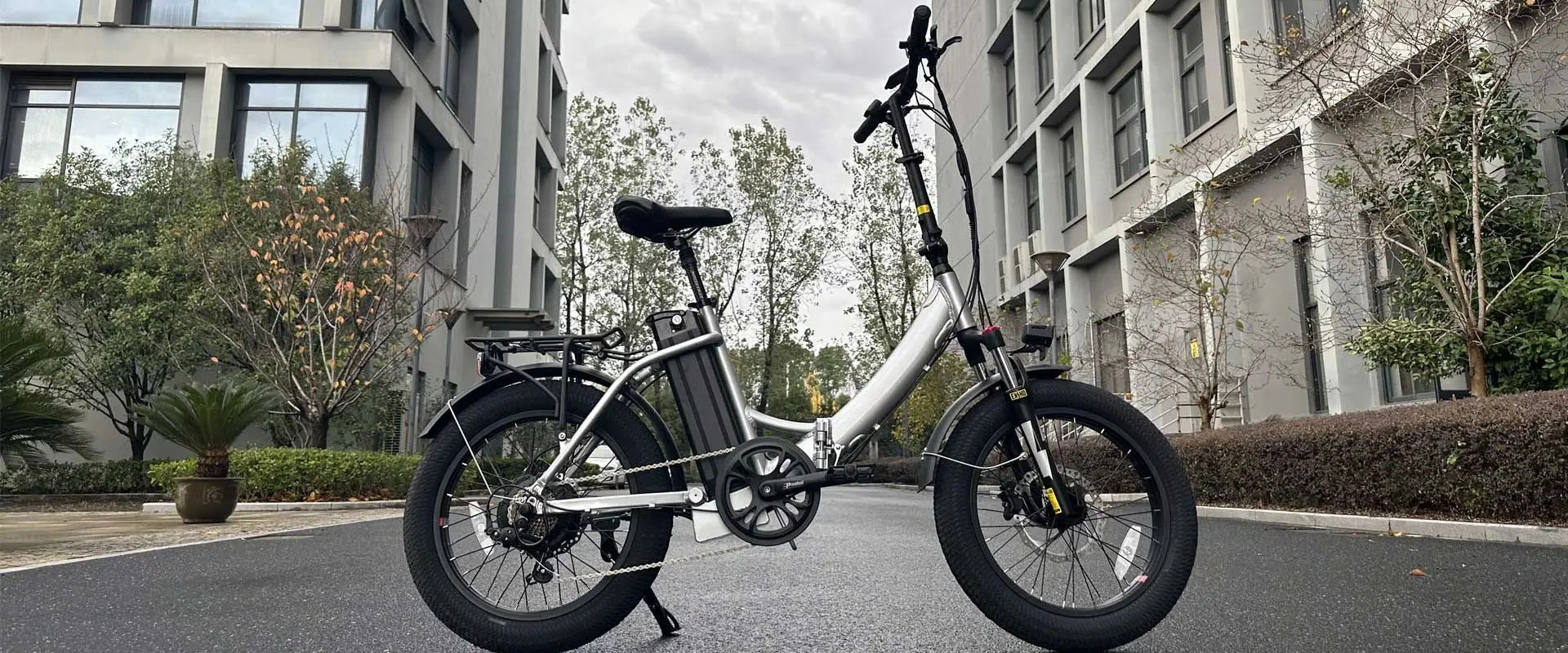 Opvouwbare elektrische fiets