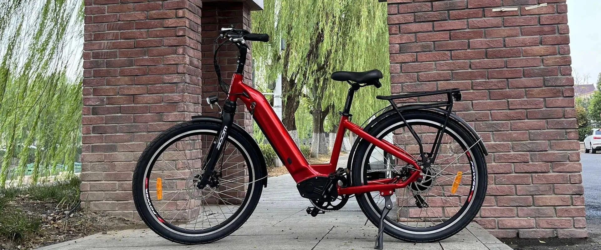 Verborgen batterij elektrische fiets