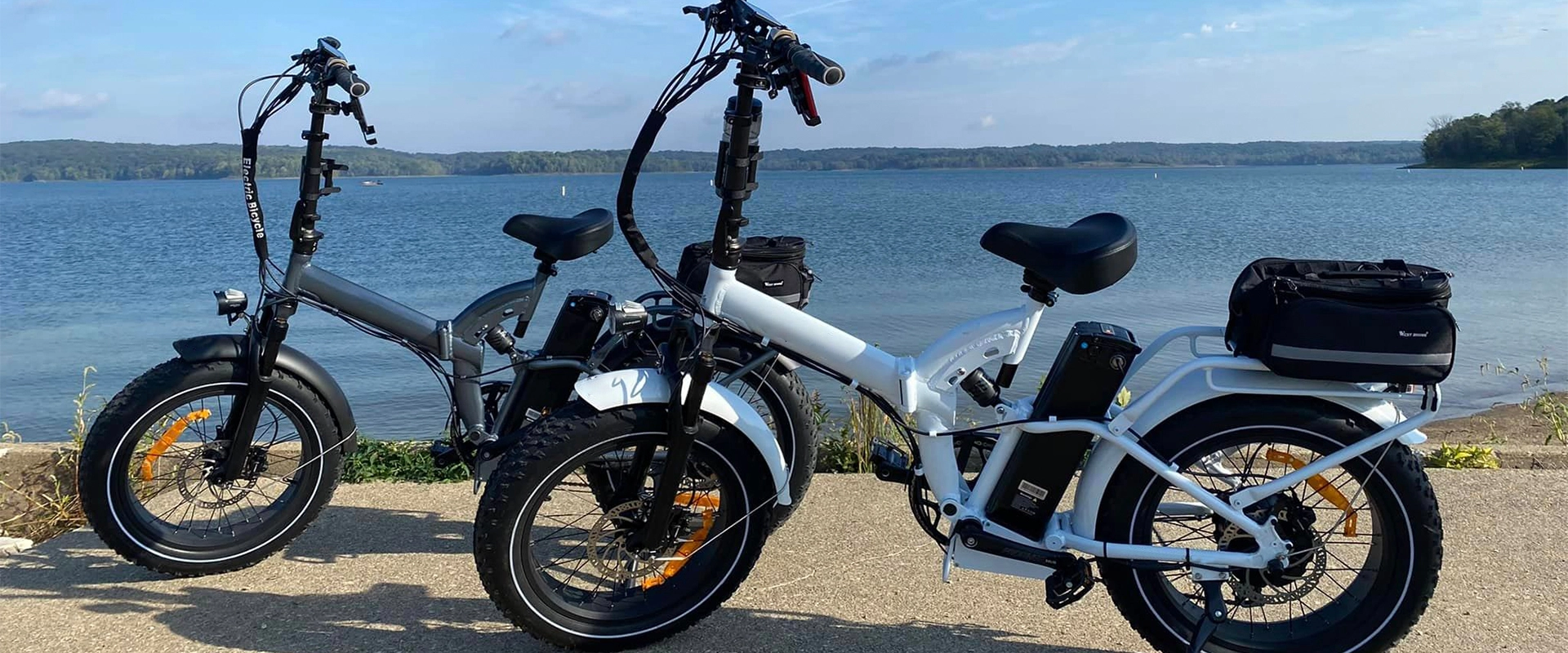 Fat Tire Ebike met volledige ophanging