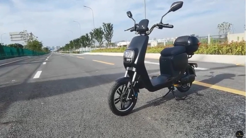 Commuter Scooter met pedaal bijgestaan