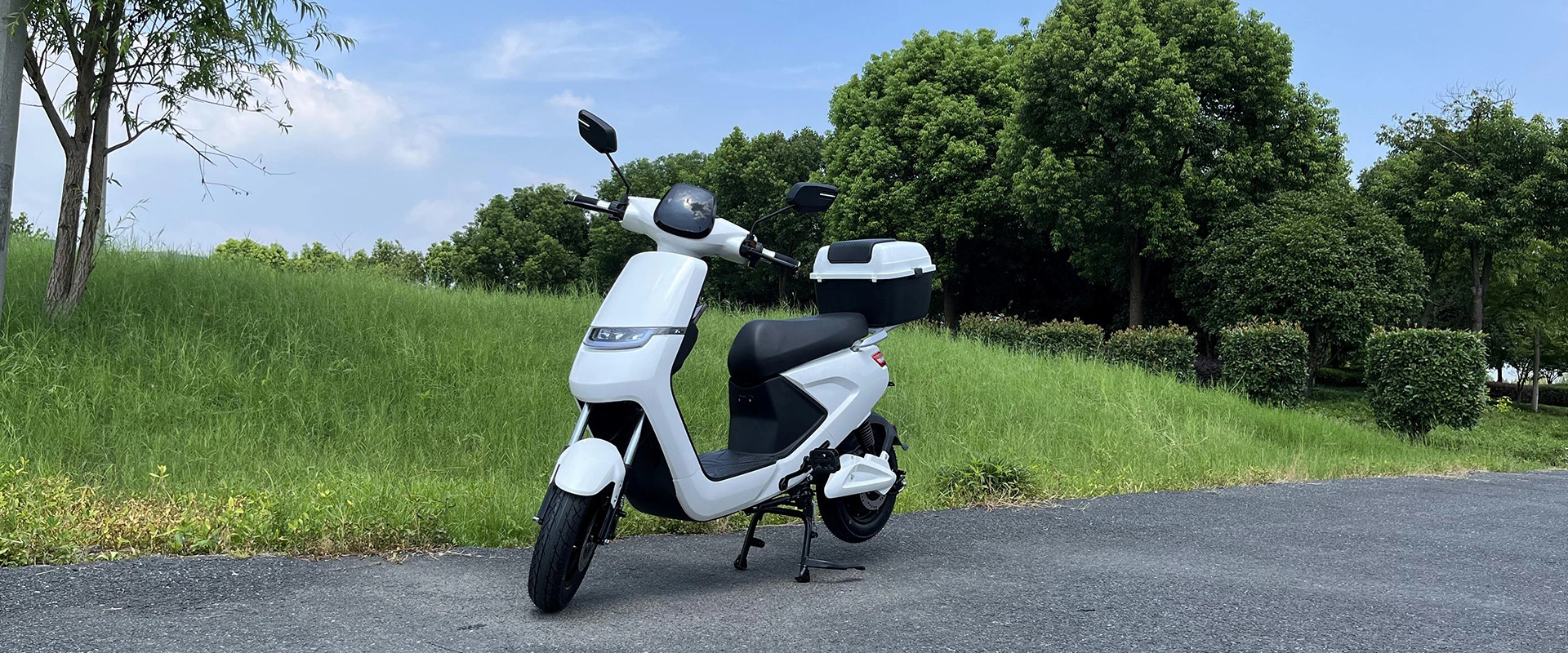 Elektrische Bromfiets Met Pedalen