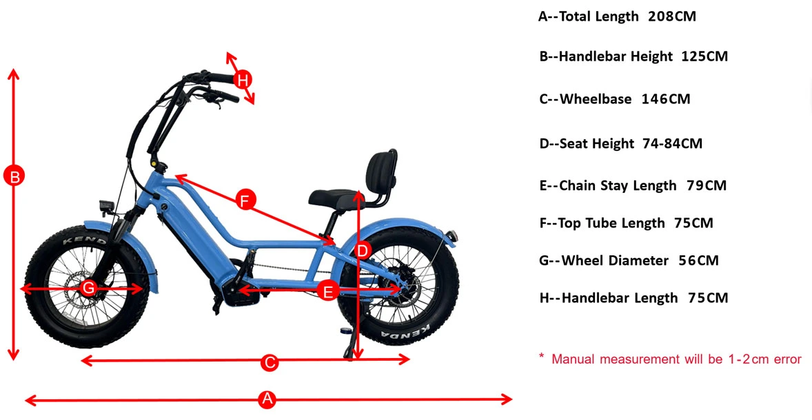 Geometrie van elektrische ligfiets